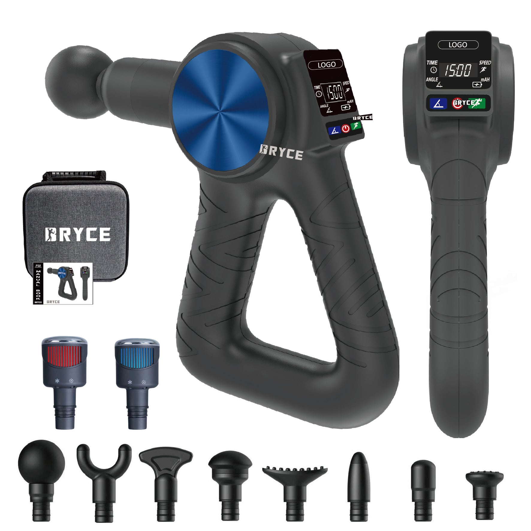 Cold and hot fascia thrust 45KG16mm stroke without refueling design electric folding ultra-quiet rehabilitation therapy